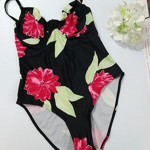 Vintage Pierre cardin 90s floral swimsuit